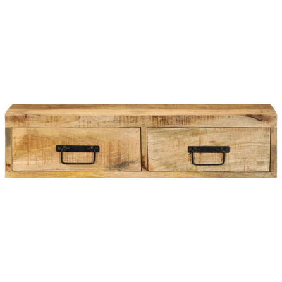 Seinä-TV-kaappi 80x30x19 cm Massiivipuuta mango