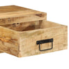 Seinä-TV-kaappi 80x30x19 cm Massiivipuuta mango