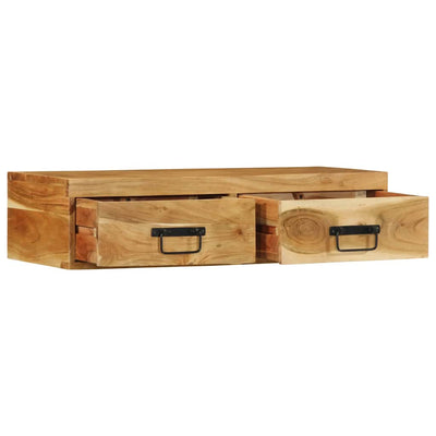 Seinälle asennettava tv-kaappi Pax 80x30x19cm (massiivipuu akaasia)