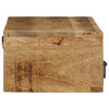 Seinä-TV-kaappi 100x30x19 cm Massiivipuuta mango