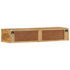 Seinä-TV-kaappi 100x30x19 cm Massiivipuuta mango