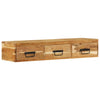 Seinä-TV-kaappi 100x30x19 cm massiivipuu akaasia