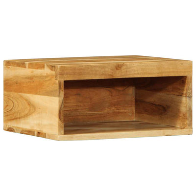 Seinä-TV-kaappi 40x30x19 cm massiivipuu akaasia