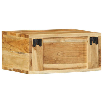 Seinä-TV-kaappi 40x30x19 cm massiivipuu akaasia