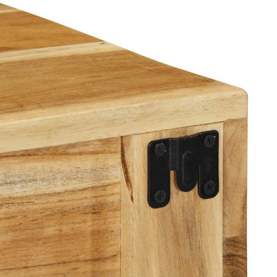Seinä-TV-kaappi 40x30x19 cm massiivipuu akaasia