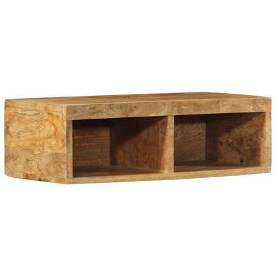 Seinä-TV-kaappi 60x30x19 cm Massiivipuuta mango