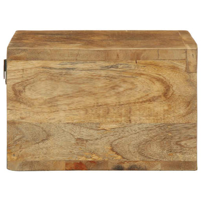 Seinä-tv-kaappi Bazu 60x30x19cm (massiivipuuta mango)