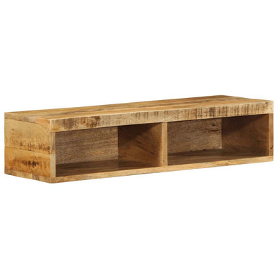 Seinä-TV-kaappi 80x30x19 cm Massiivipuuta mango