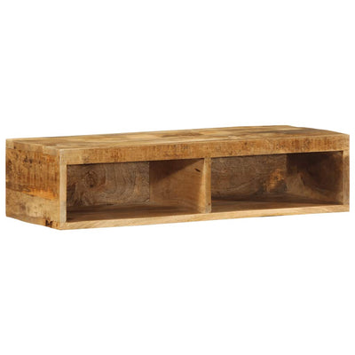 Seinä-TV-kaappi 80x30x19 cm Massiivipuuta mango