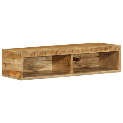 Seinä-TV-kaappi 80x30x19 cm Massiivipuuta mango