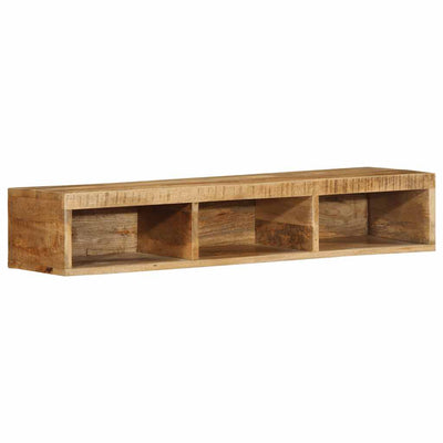 Seinä-TV-kaappi 100x30x19 cm Massiivipuuta mango
