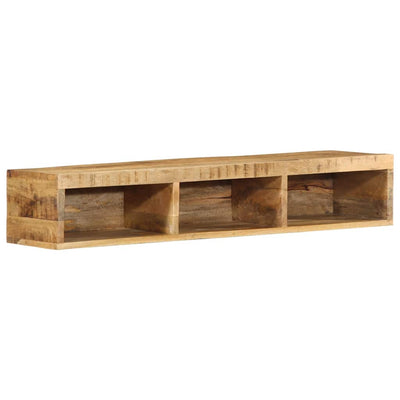 Seinä-TV-kaappi 100x30x19 cm Massiivipuuta mango