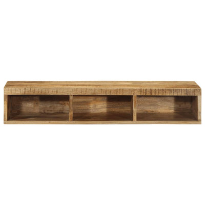 Seinä-TV-kaappi 100x30x19 cm Massiivipuuta mango