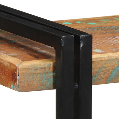 Monivärinen seinähylly Darinka (massiivipuu kierrätetty)