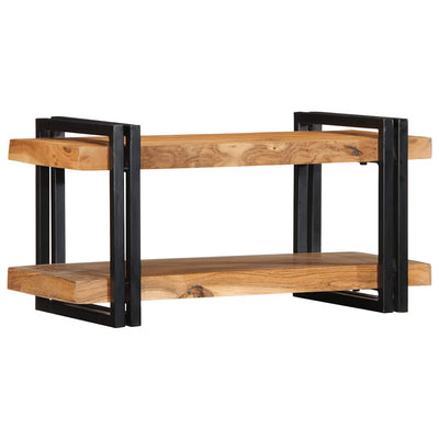 Seinähylly 70x33x35 cm Massiivipuu akaasia