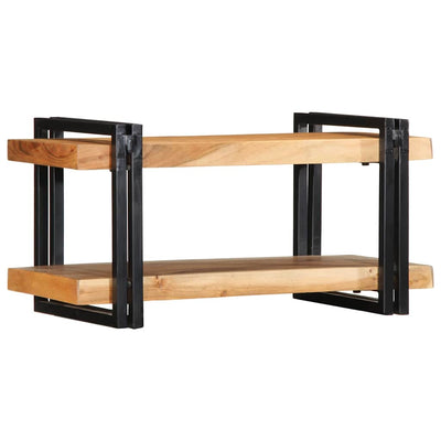 Seinähylly 70x33x35 cm Massiivipuu akaasia