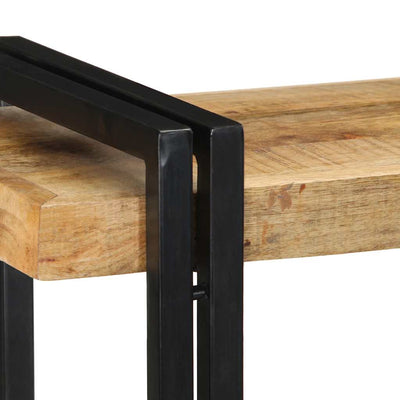 Seinähylly Darinka 90x33x45cm (massiivipuuta mango)