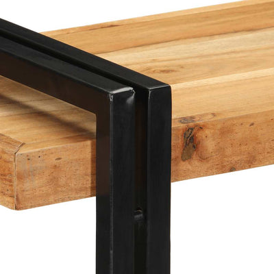Seinähylly 90x33x45 cm Massiivipuu akaasia