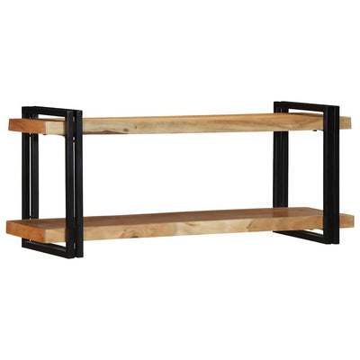 Seinähylly 110x33x45 cm Massiivipuu akaasia