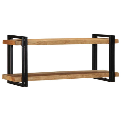 Seinähylly 110x33x45 cm Massiivipuu akaasia