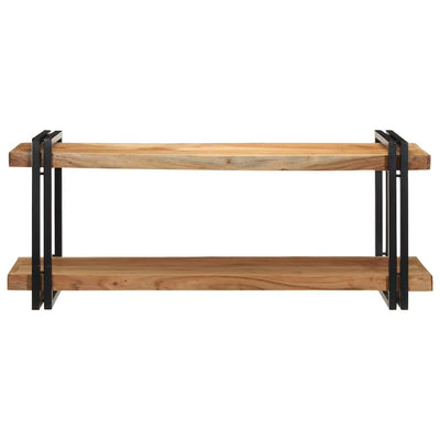 Seinähylly 110x33x45 cm Massiivipuu akaasia