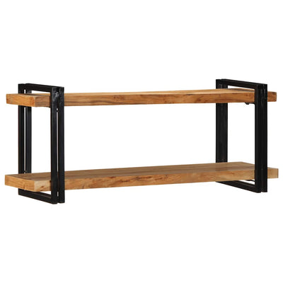 Seinähylly 110x33x45 cm Massiivipuu akaasia