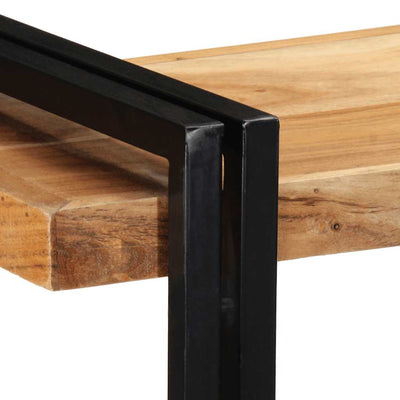 Seinähylly 110x33x45 cm Massiivipuu akaasia