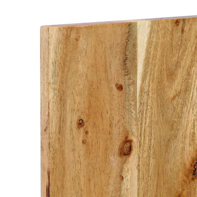 Sängynpääty 120 cm Massiivipuu akaasia
