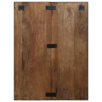 yöpöytäkaappi monivärinen 60x32x80 cm massiivipuu kierrätetty