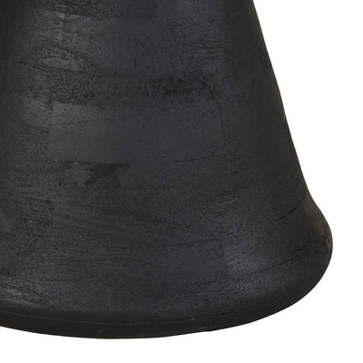 Musta sivupöytä Tancret Ø50x40cm (massiivipuu mango)