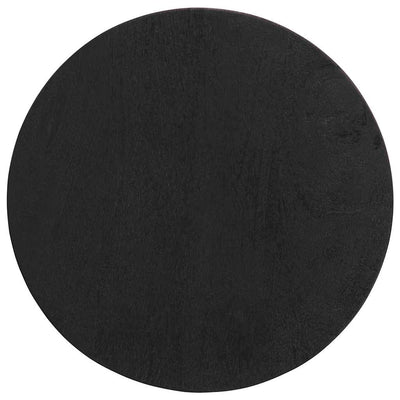sivupöytä Musta Ø30x60 cm Massiivipuu Mango