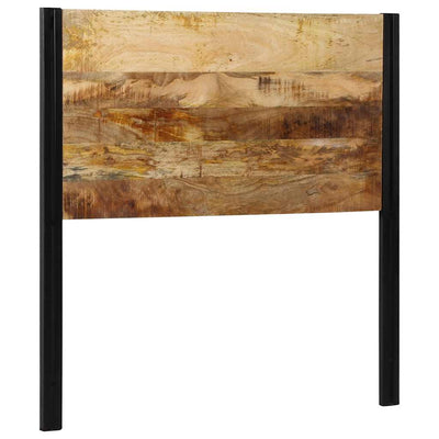 Sängynpääty Pantilie 100cm (massiivipuu mango ja iron)