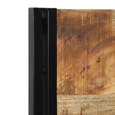 Sängynpääty Pantilie 100cm (massiivipuu mango ja iron)