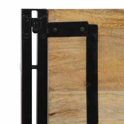 Sängynpääty Pantilie 100cm (massiivipuu mango ja iron)