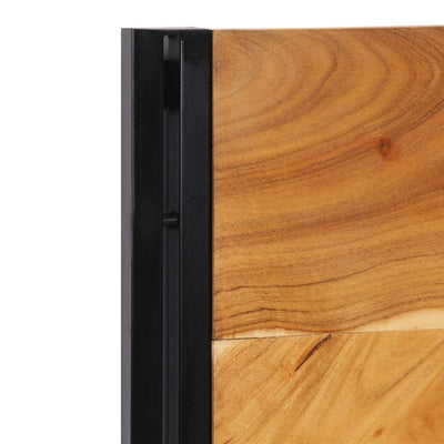 Sängynpääty Pantilie 120cm (akasiapuu ja rauta)