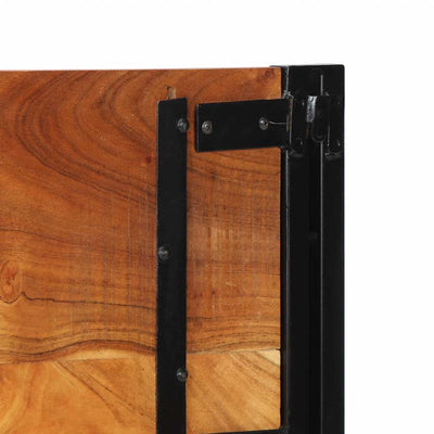 Sängynpääty Pantilie 120cm (akasiapuu ja rauta)