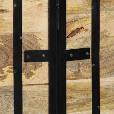 Sängynpääty Pantilie 140cm (mangopuu ja rauta)