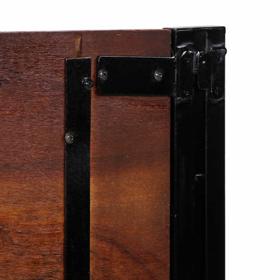 Sängynpääty Pantilie 140cm (kierrätetty täyspuu ja rauta)