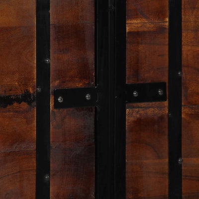 Sängynpääty Pantilie 140cm (kierrätetty täyspuu ja rauta)