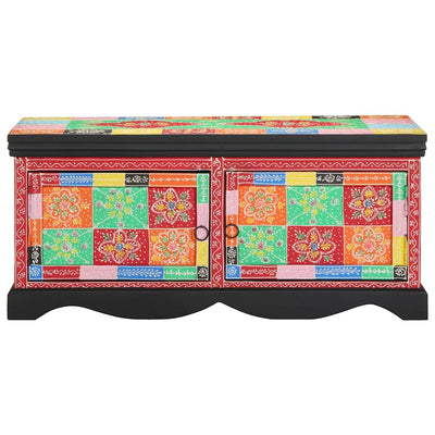 Sohvapöytä Monivärinen 90x50x40 cm Massiivipuu Mango