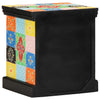 Yöpöytäkaappi 2 kpl Monivärinen 40x35x45 cm Massiivipuu Mango