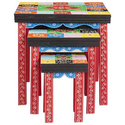 Ruskea pesätaulu Dimitris 50x50x50cm (mangopuu)