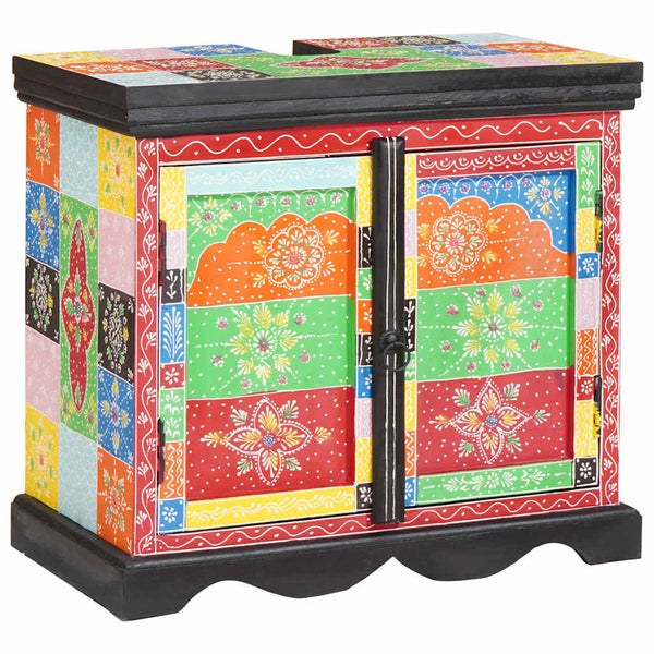 Pesuallaskaappi ovella Ruskea 60 x 35 x 55 cm Kiinteä mango puu
