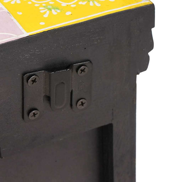 Yöpöytäkaappi Monivärinen 40 x 30 x 40 cm Täysi Mangopuu