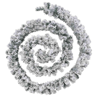 Vihreä jouluköynnös led-valoilla Muazil 5 m (pvc)