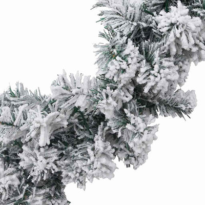 Vihreä jouluköynnös led-valoilla Muazil 5 m (pvc)