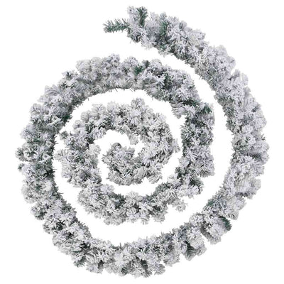 Vihreä jouluseppele Muazil 10 m (led-valoilla pvc)