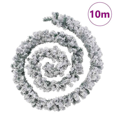 Vihreä jouluseppele Muazil 10 m (led-valoilla pvc)