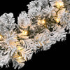 Jouluköynnös LED-valoilla vihreä 20 m PVC