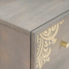 Kylpyhuoneen kaappisetti 2 kpl Harmaa 62 x 33 x 58 cm